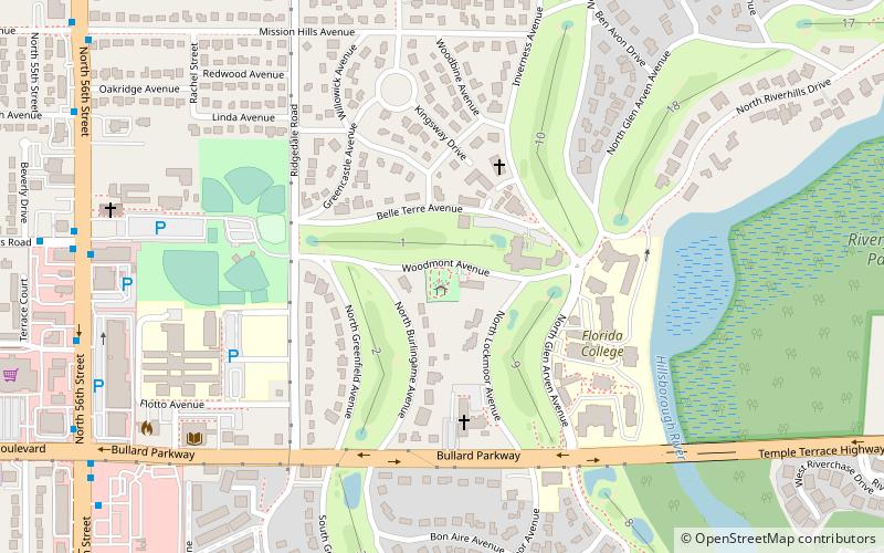 Woodmont Clubhouse location map