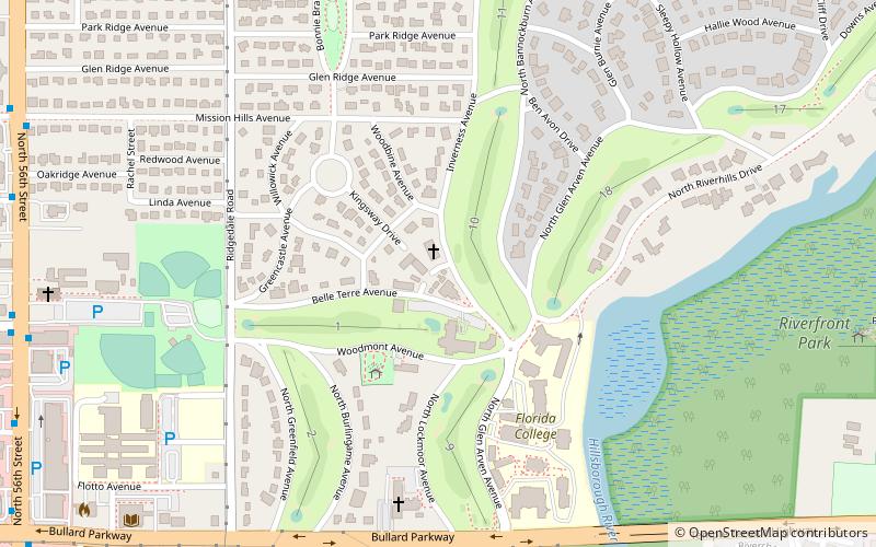 Temple Terrace Golf and Country Club location map