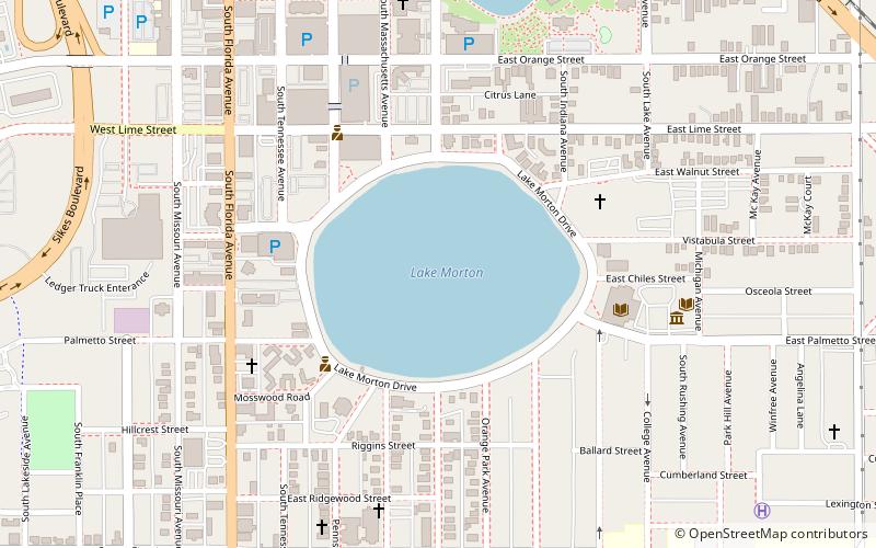 Lake Morton location map