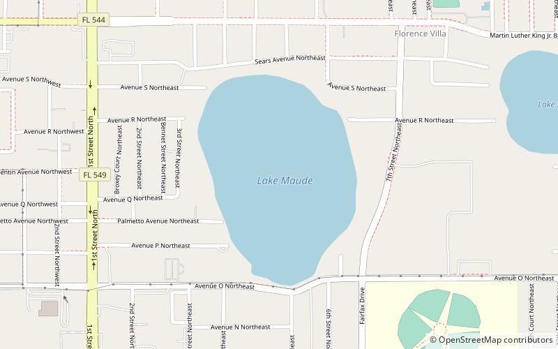 Lake Maude location map