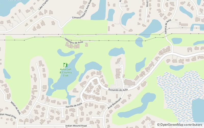 Avila Golf & Country Club location map