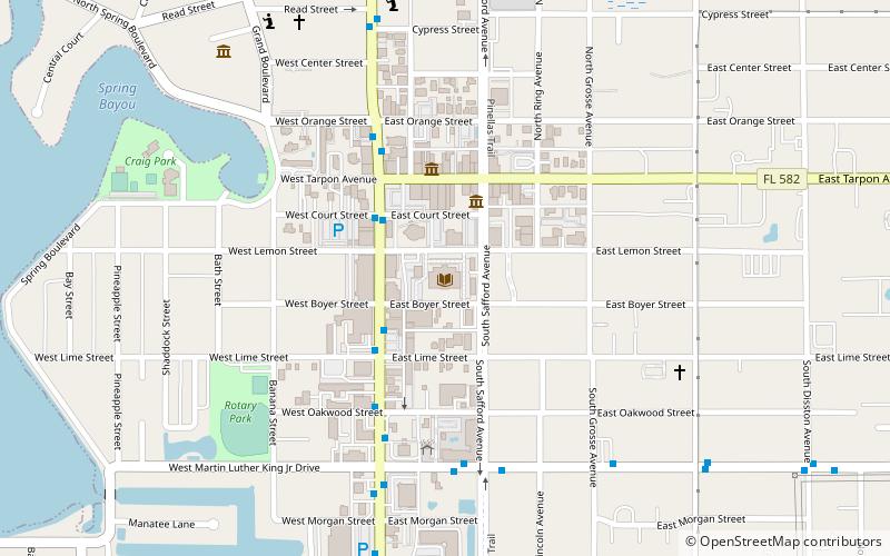 Tarpon Springs Public Library location map