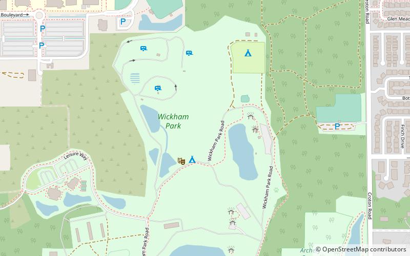 Wickham Park location map