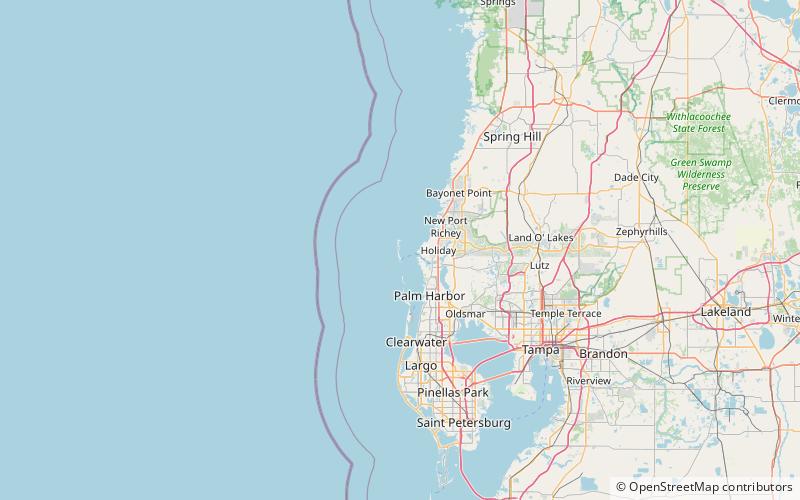 Anclote Key location map