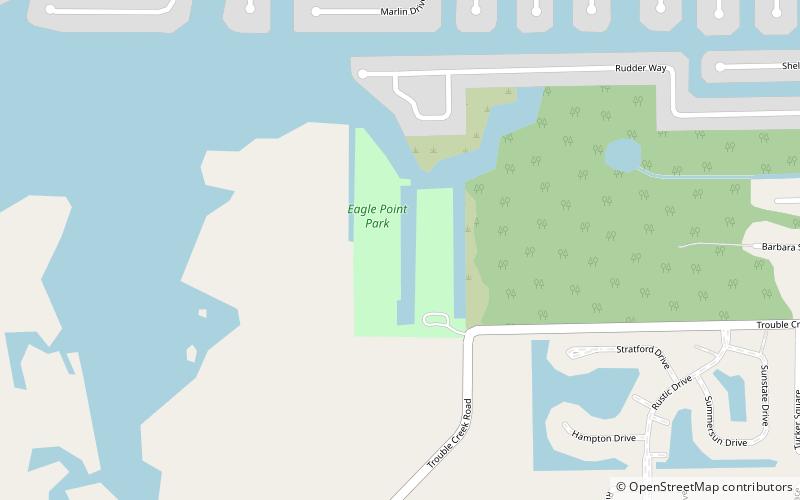 eagle point park new port richey location map