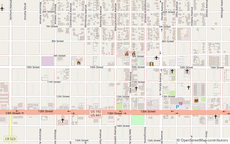 St. Cloud Heritage Museum location map