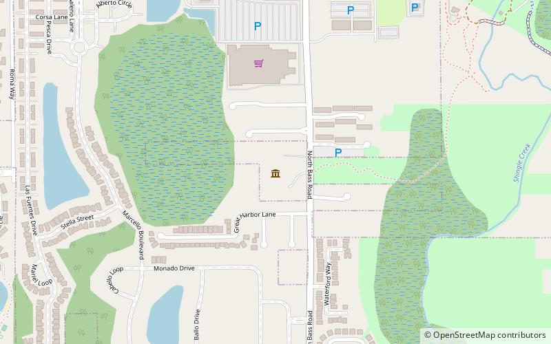 Osceola County Historical Society location map