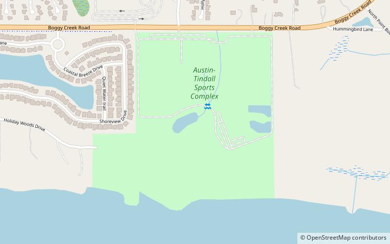 Austin-Tindall Regional Park location map