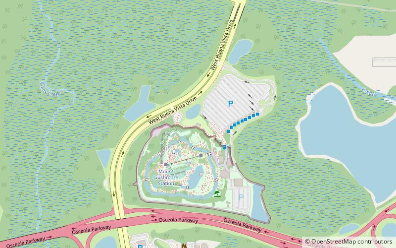 Disney’s Winter Summerland Miniature Golf location map