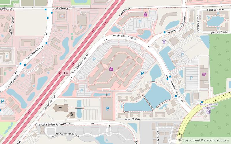 Orlando Vineland Premium Outlets location map