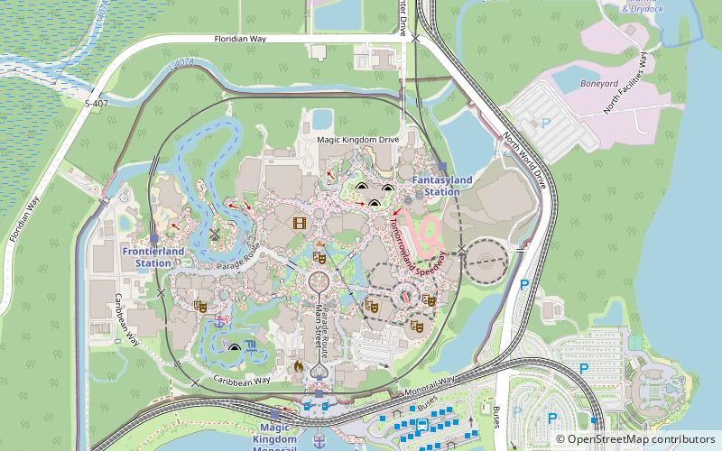 Mr. Toad's Wild Ride location map