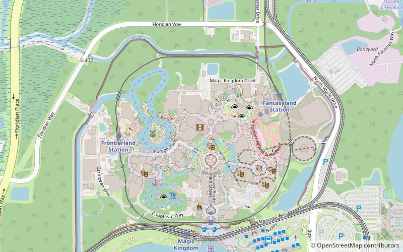 Mickey's PhilharMagic location map