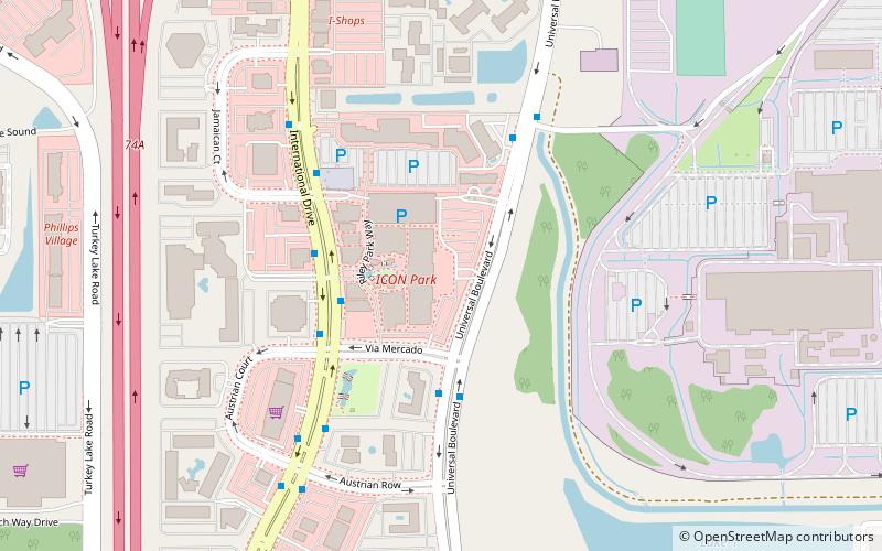 The Orlando Eye location map