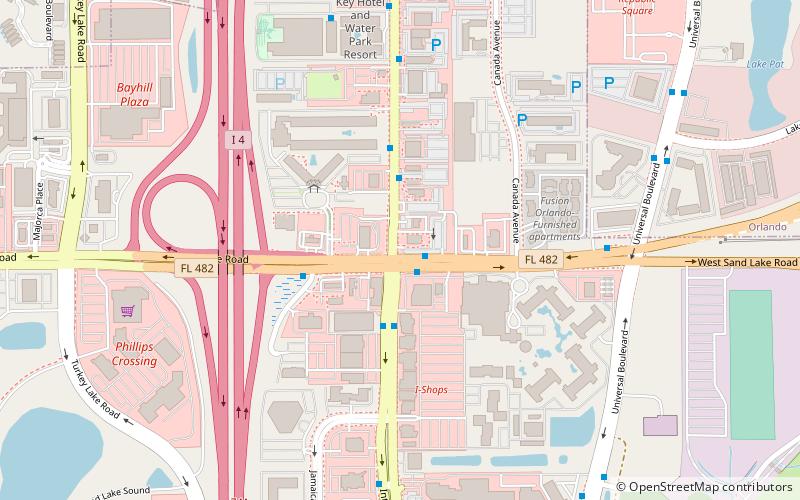 Skyscraper location map