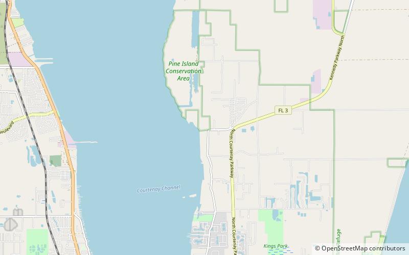 Sam's House at Pine Island location map