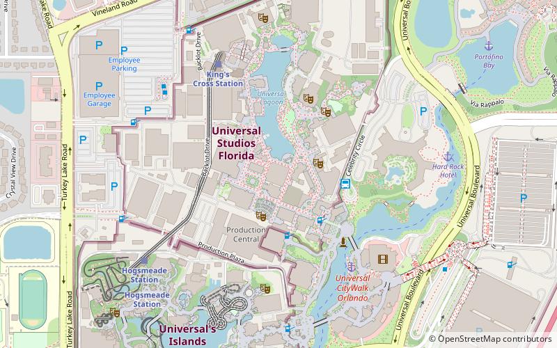 Transformers: The Ride location map