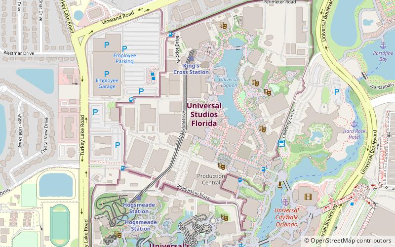 Revenge of the Mummy – The Ride location map