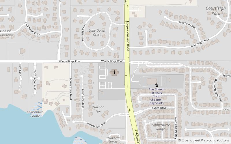 Orlando Florida Temple location map