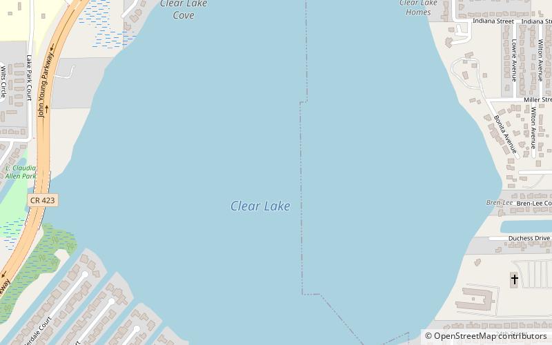 clear lake orlando location map