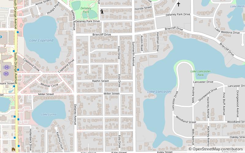 Delaney Park location map