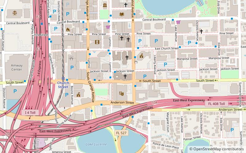 First United Methodist Church of Orlando location map