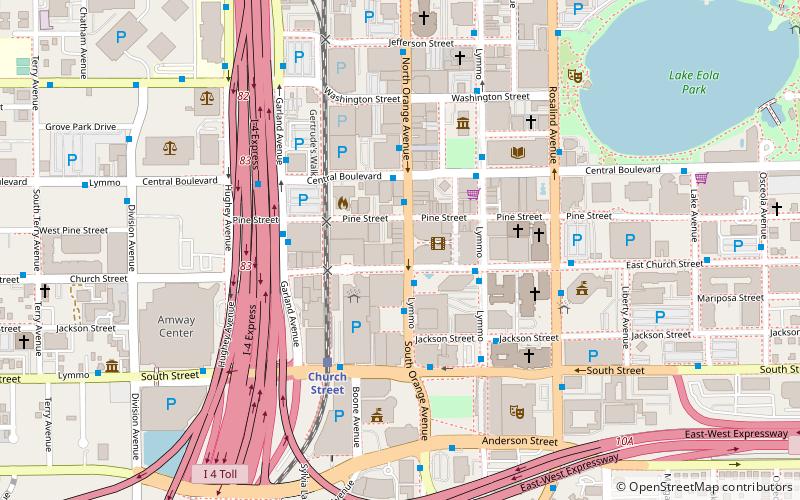 Mad Cow Theatre location map