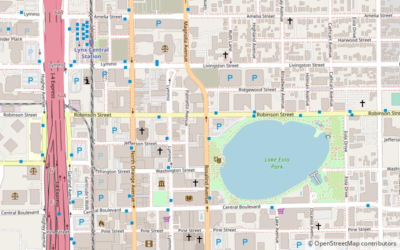 The VUE at Lake Eola location map