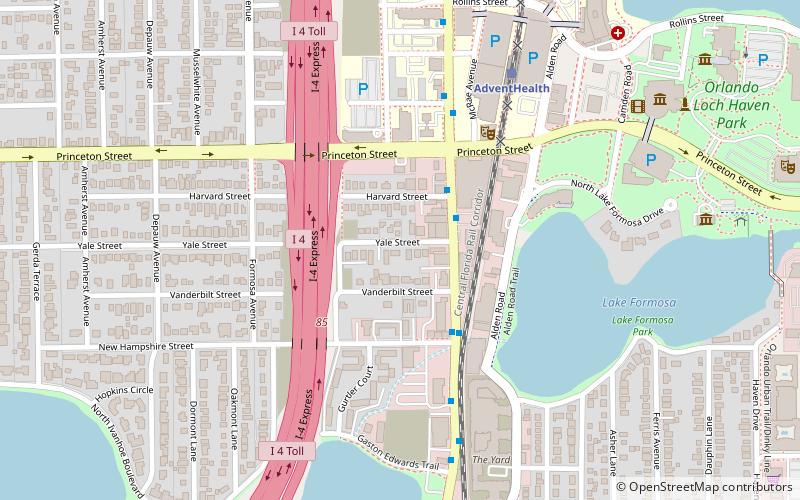 Rosemere Historic District location map