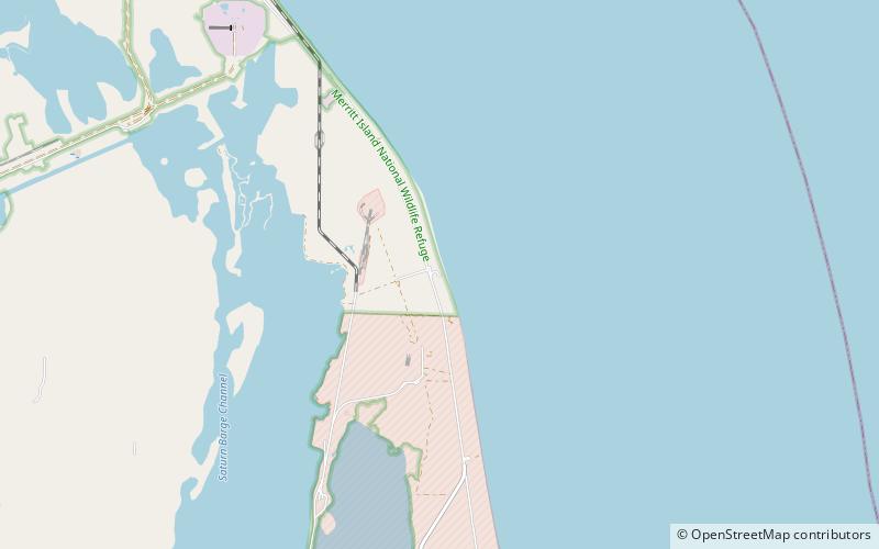 Astronaut beach house location map