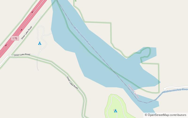 silver lake general james a van fleet state trail location map