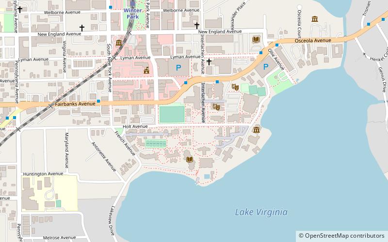 Rollins College location map
