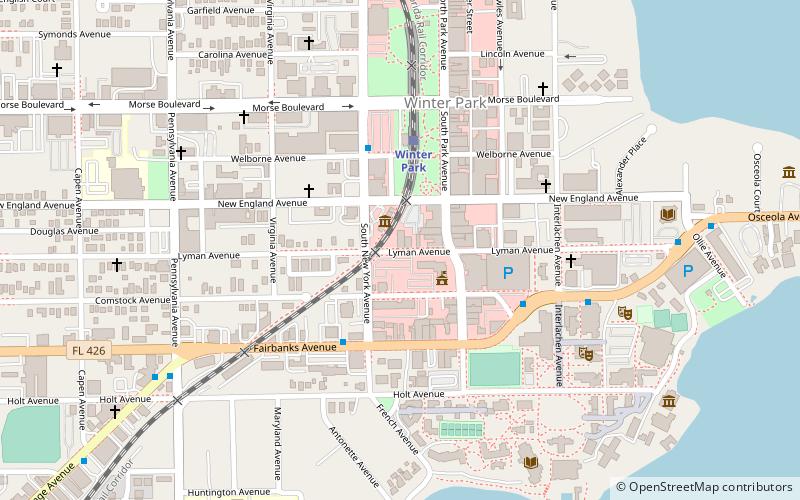 Winter Park Chamber of Commerce location map