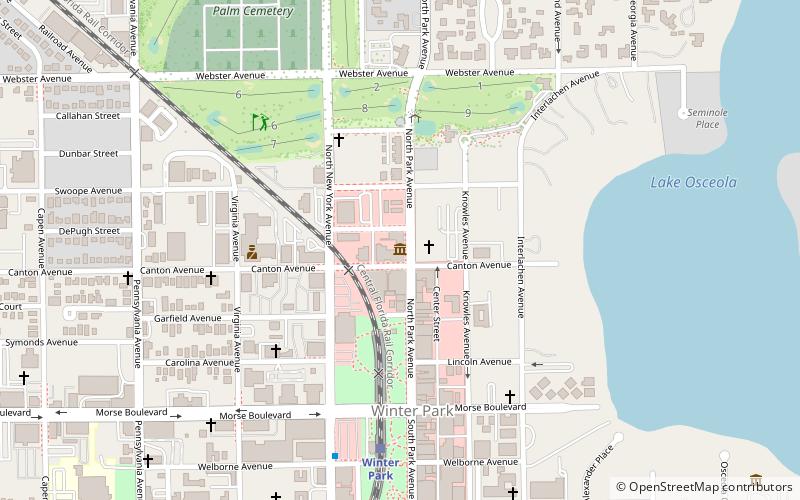 Charles Hosmer Morse Museum of American Art location map