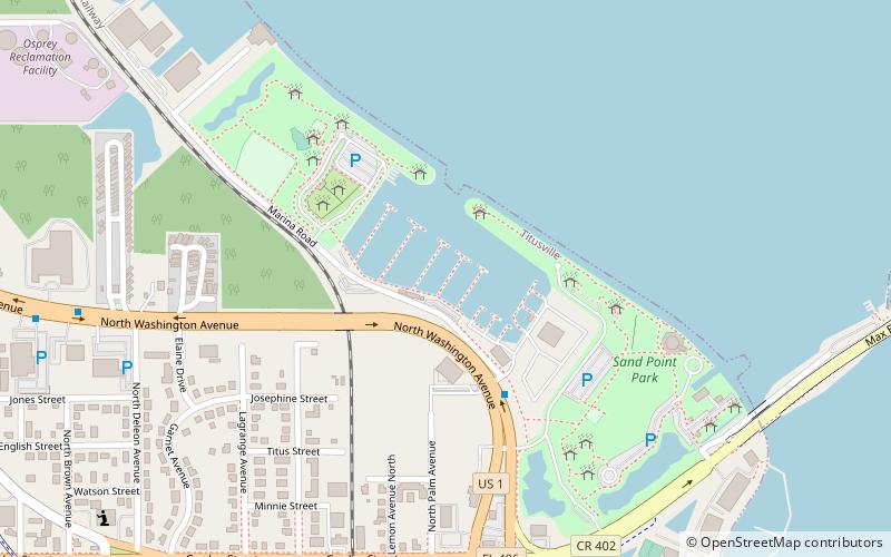 Titusville Marina location map