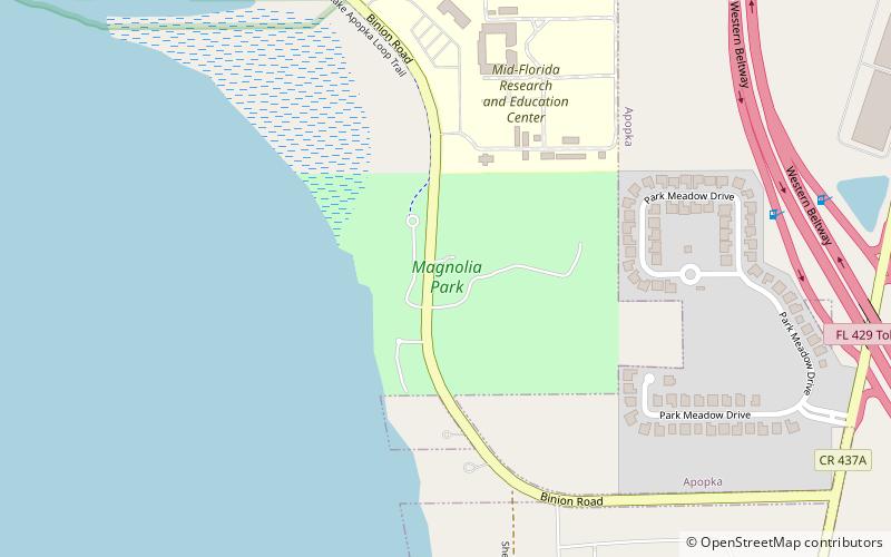 Magnolia Park location map