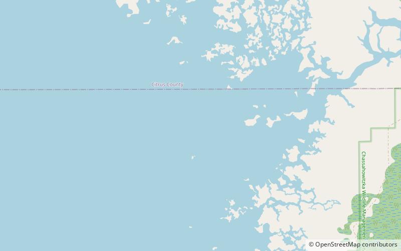 Refuge faunique national Chassahowitzka location map