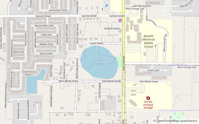 Dream Lake - Brick Path - Eagle Project location map