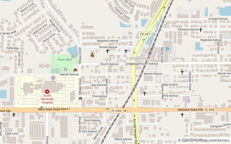 Longwood Hotel location map