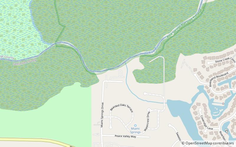 Wekiva Marina location map