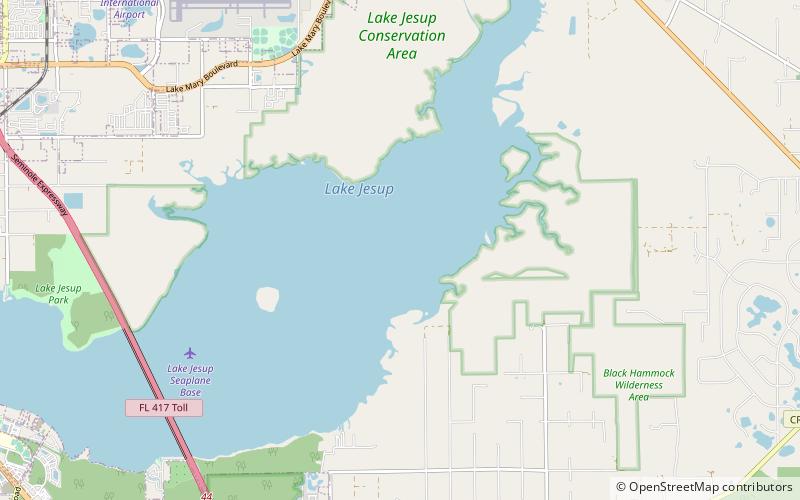 Lake Proctor Wilderness Area location map