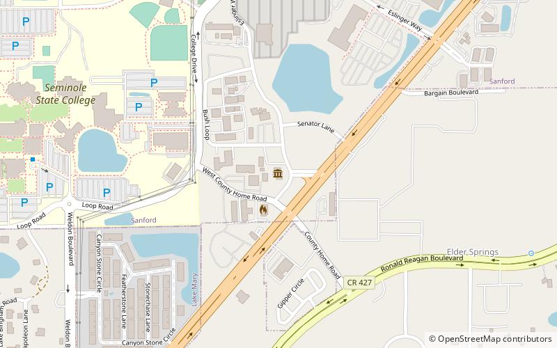 Museum of Seminole County History location map