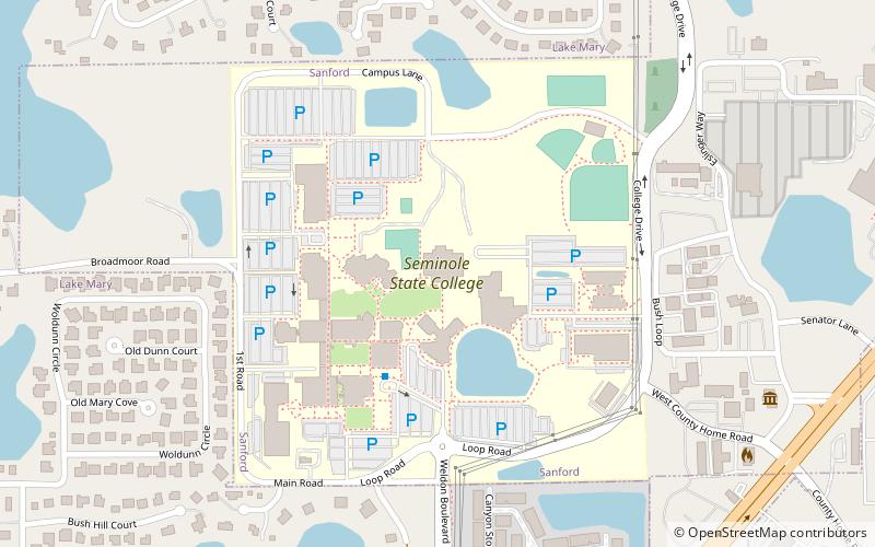 seminole state college sanford location map