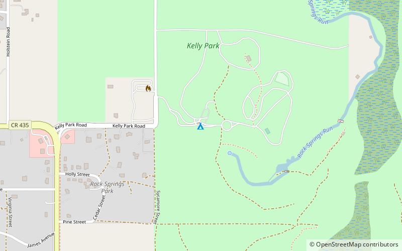 Kelly Park location map