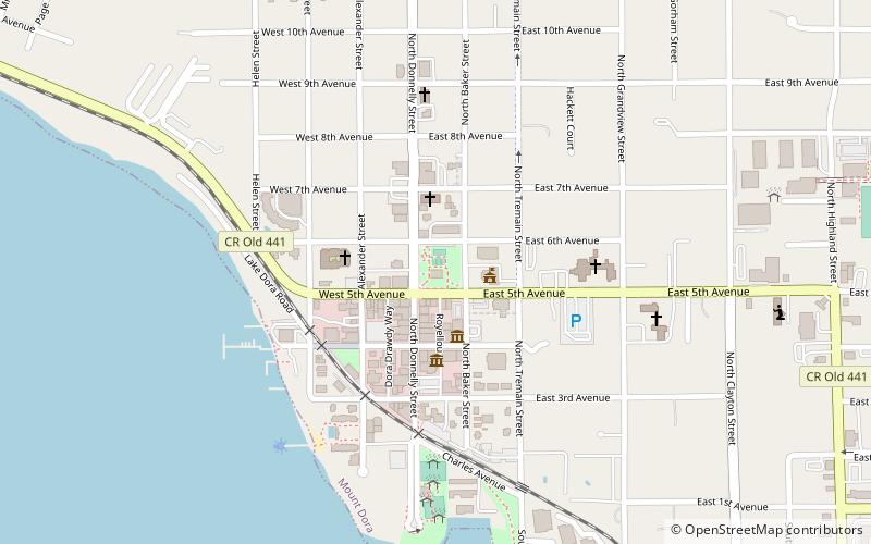 Mount Dora Center for the Arts location map