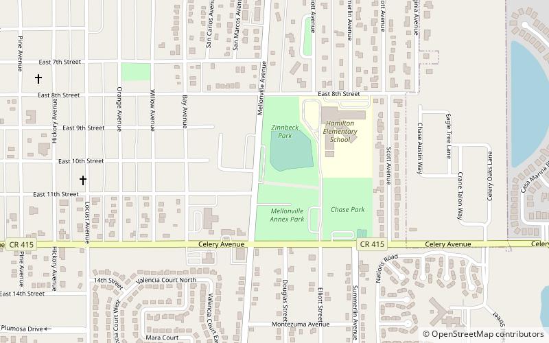 Historic Sanford Memorial Stadium location map
