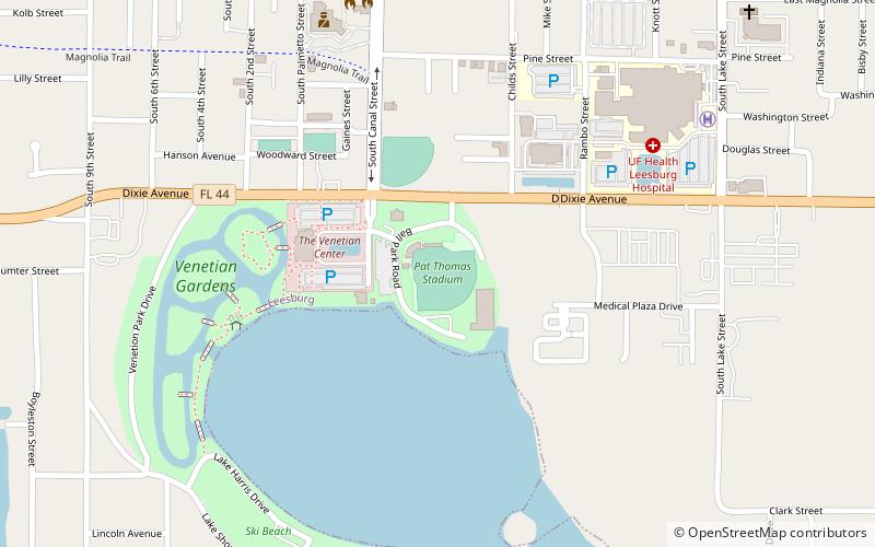 Pat Thomas Stadium-Buddy Lowe Field location map