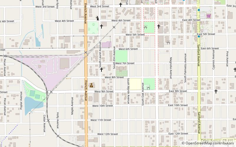 Sanford Grammar School location map