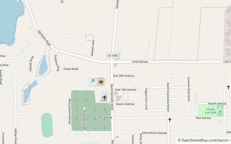 The Mount Dora Library Association location map