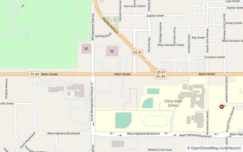 Citrus County School District location map