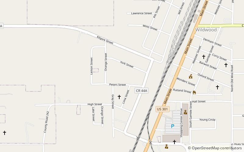 Wildwood location map